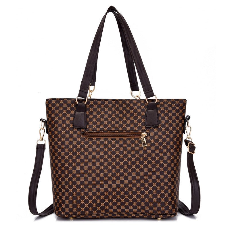 European And American Fashion Six-piece Bag Portable Shoulder $64.66 Dana Fashion Color: Black Women's Bags Product information: Lining texture: Polyester Applicable scenarios: Daily matching Color: khaki, black, dark brown Outer bag type: Sandwich pocket