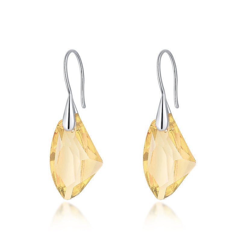 European And American Fashion Women's All-match Geometric Earrings $8.81 Dana Fashion Color: Golden Phantom Women's Accessories Product information: Color: colorful blue, pink, Golden Phantom, pale pinkish purple, Crystal Red Applicable people: women Mate