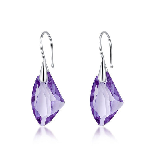 European And American Fashion Women's All-match Geometric Earrings $8.81 Dana Fashion Color: Colorful Blue Women's Accessories Product information: Color: colorful blue, pink, Golden Phantom, pale pinkish purple, Crystal Red Applicable people: women Mater