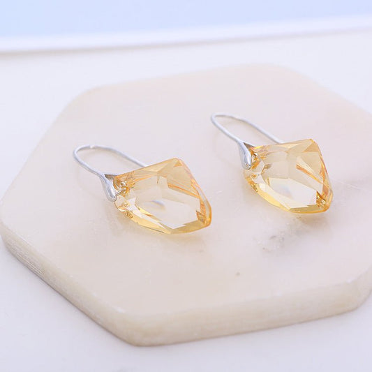 European And American Fashion Women's All-match Geometric Earrings $8.81 Dana Fashion Color: Colorful Blue Women's Accessories Product information: Color: colorful blue, pink, Golden Phantom, pale pinkish purple, Crystal Red Applicable people: women Mater