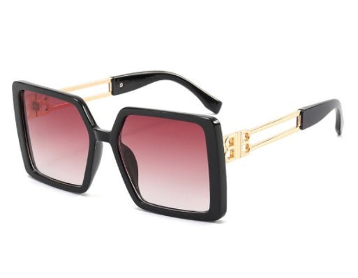 European And American Fashion Women's Large Frame Sunglasses With Metal Legs $24.01 Dana Fashion Color: Black frame gradient red Women's Accessories Product information: Lens material: PC Frame material: plastic ‖ metal Lens color: red, gray, brown Frame