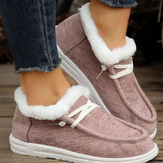 European And American Flat Heel Low Cut Round Head Fleece-lined Thick Furry Warm Women $36.59 Dana Fashion Color: Black Size: 36 Women's shoes Product information: Pattern: solid color Toe holder shape: round head Color: black, orange, lavender, light gra