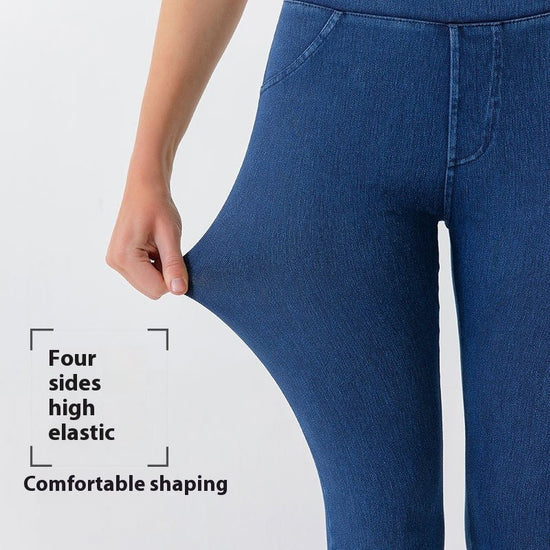 European And American New High Waist Yoga Jeans For Women $26.99 Dana Fashion Color: Black Size: L Women's clothing Product information: Pattern: solid color Applicable sports: outdoor yoga Color: black, dark gray, dark blue, smalt, light blue Size: XS,S,