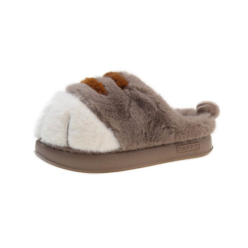 European And American Plus Size Closed Toe Fur Slipper Winter $63.50 Dana Fashion Color: Brown Size: 38to39 Women's shoes Product information: Heel shape: flat With USB or not: no Size: 36-37,38-39,40-41 Sole craft: viscose shoes Cutting depth: shallow mo