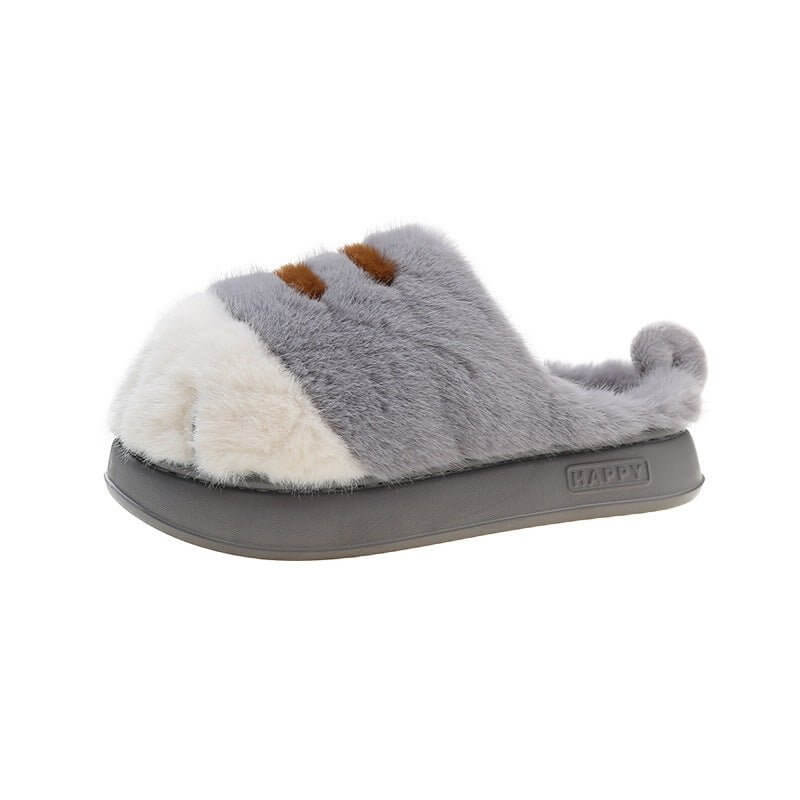 European And American Plus Size Closed Toe Fur Slipper Winter $63.50 Dana Fashion Color: Gray Size: 36to37 Women's shoes Product information: Heel shape: flat With USB or not: no Size: 36-37,38-39,40-41 Sole craft: viscose shoes Cutting depth: shallow mou