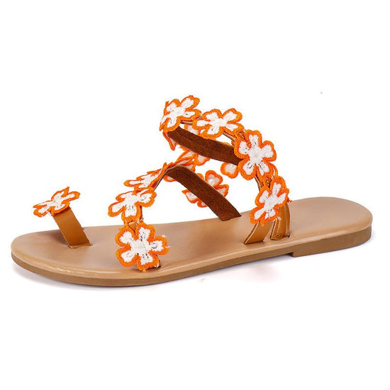 European And American Plus Size SUNFLOWER Slippers For Women $31.02 Dana Fashion Color: Orange Red Size: 36 Women's shoes Product information: Pattern: Flowers Lining material: imitation leather Color: yellow, green, orange Upper height: low top Processin