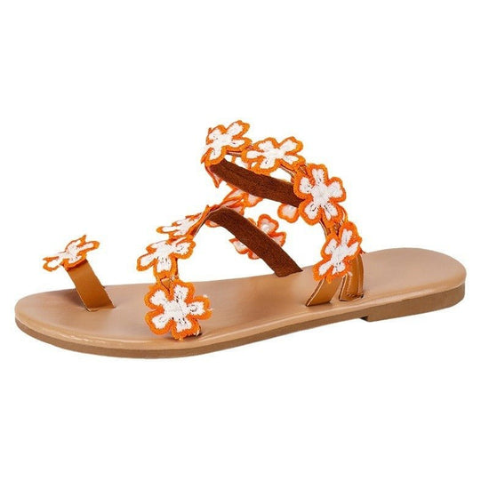 European And American Plus Size SUNFLOWER Slippers For Women $31.02 Dana Fashion Color: Green Size: 36 Women's shoes Product information: Pattern: Flowers Lining material: imitation leather Color: yellow, green, orange Upper height: low top Processing Met
