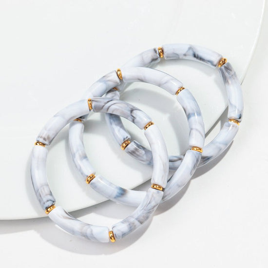 European And American Popular Acrylic Elbow Bracelets Ladies $18.00 Dana Fashion Color: Color15 Women's Accessories Product information: Processing Technology: manual Type: Bracelet Style: Women's Material: acrylic Shape: Geometry Style: ethnic style Spec