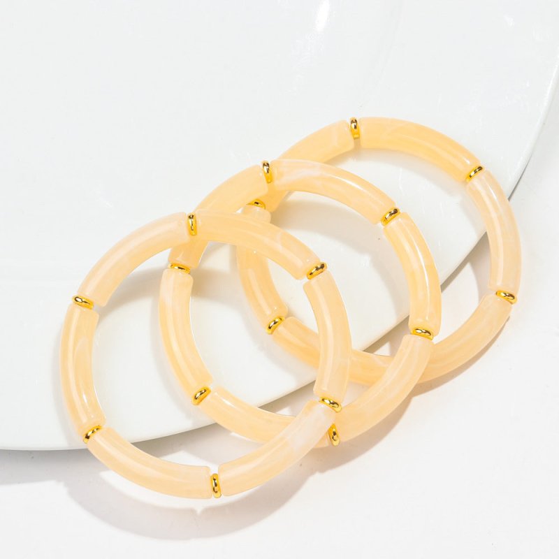 European And American Popular Acrylic Elbow Bracelets Ladies $18.00 Dana Fashion Color: Color13 Women's Accessories Product information: Processing Technology: manual Type: Bracelet Style: Women's Material: acrylic Shape: Geometry Style: ethnic style Spec