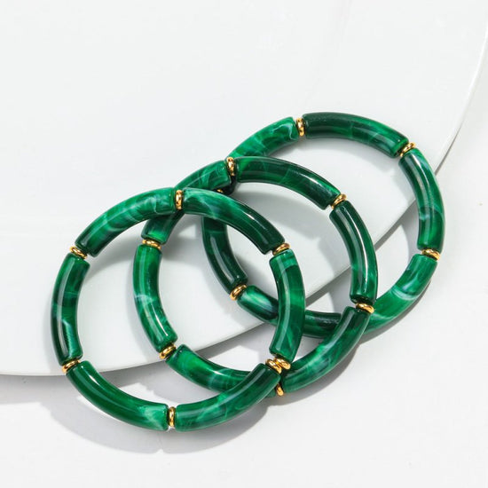 European And American Popular Acrylic Elbow Bracelets Ladies $18.00 Dana Fashion Color: Color7 Women's Accessories Product information: Processing Technology: manual Type: Bracelet Style: Women's Material: acrylic Shape: Geometry Style: ethnic style Speci