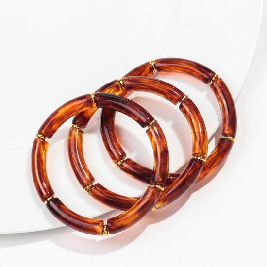 European And American Popular Acrylic Elbow Bracelets Ladies $18.00 Dana Fashion Color: Color16 Women's Accessories Product information: Processing Technology: manual Type: Bracelet Style: Women's Material: acrylic Shape: Geometry Style: ethnic style Spec