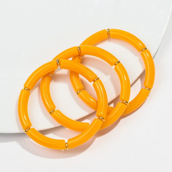 European And American Popular Acrylic Elbow Bracelets Ladies $18.00 Dana Fashion Color: Color30 Women's Accessories Product information: Processing Technology: manual Type: Bracelet Style: Women's Material: acrylic Shape: Geometry Style: ethnic style Spec