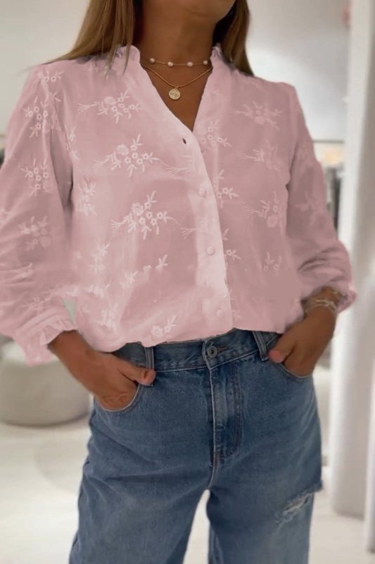 European And American Solid Color Blouse $29.99 Dana Fashion Color: 3Style Size: L Women's clothing معلومات المنتج: النمط: تأثير ثلاثي الأبعاد اللون: 1،2،3،4،5،6 المقاس: S،M،L،XL،XXL،XXXL نوع الطراز: مزاج التنقل اسم القماش: بوليستر الطراز: كاجوال ملحوظة:
