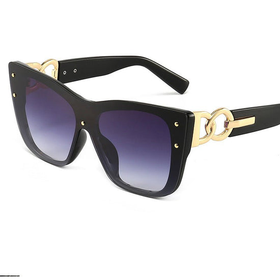 European And American Women's Fashion Glasses $19.90 Dana Fashion Color: Gradient Women's Accessories Product information: Lens material: PC Anti-UV grade: UV400 Applicable people: women, men Color: black frame black leg black and gray film, black frame g