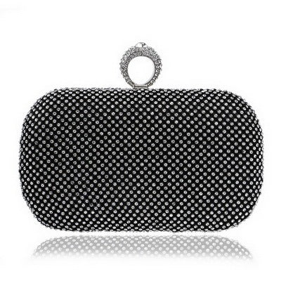 Evening Clutch Bags Diamond-Studded Evening Bag With Chain Shoulder Bag $49.50 Dana Fashion Color: Black Women's Bags Product information: Product Category: Dinner Bag Material: Polyester Applicable scene: dinner bag, cosmetic bag Fabric texture: other Tr
