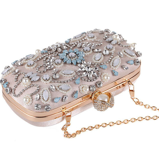 Evening Dress Dress Evening Banquet Bag Diamond Clutch $61.49 Dana Fashion Color: Apricot Women's Bags Product information: Material: Polyester Applicable scene: cosmetic bag, cosmetic storage, banquet Lining texture: polyester Luggage trend style: small