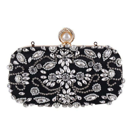 Evening Dress Dress Evening Banquet Bag Diamond Clutch $61.49 Dana Fashion Color: Apricot Women's Bags Product information: Material: Polyester Applicable scene: cosmetic bag, cosmetic storage, banquet Lining texture: polyester Luggage trend style: small