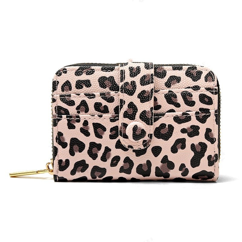 Expanding Card Holder Large Capacity Fashion Wallet $16.08 Dana Fashion Color: Pink Women's Bags Product information: Pattern: Leopard print Lining texture: Polyester Color: white, pink, brown Applicable gender: neutral/both men and women Function: Storag