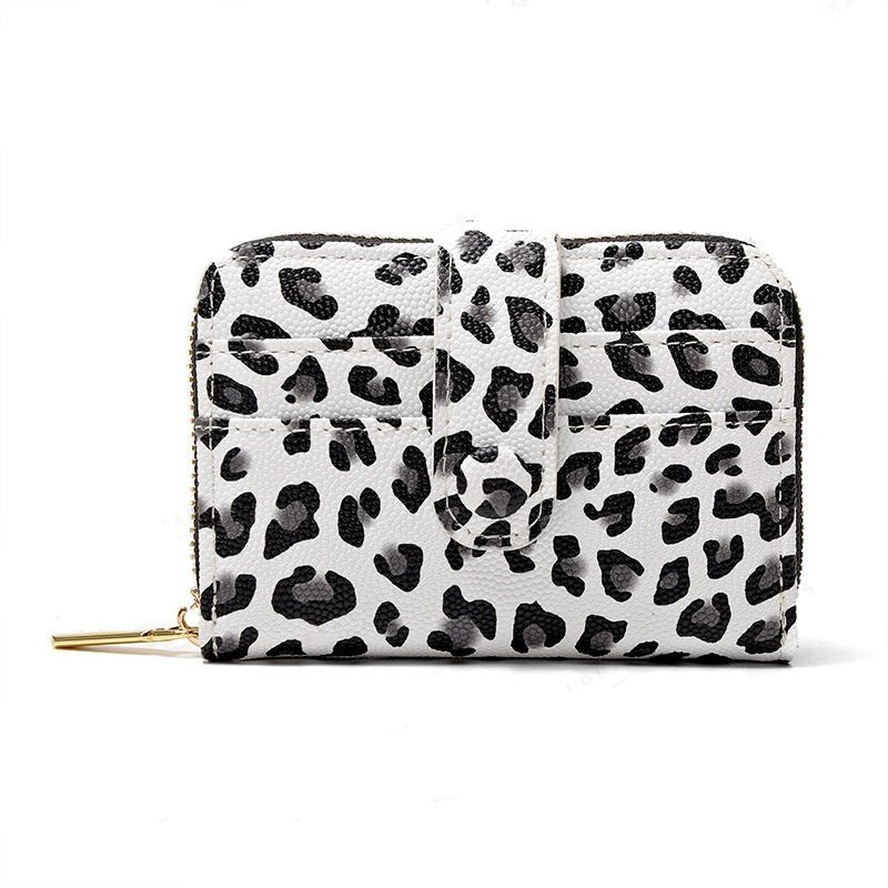 Expanding Card Holder Large Capacity Fashion Wallet $16.08 Dana Fashion Color: White Women's Bags Product information: Pattern: Leopard print Lining texture: Polyester Color: white, pink, brown Applicable gender: neutral/both men and women Function: Stora