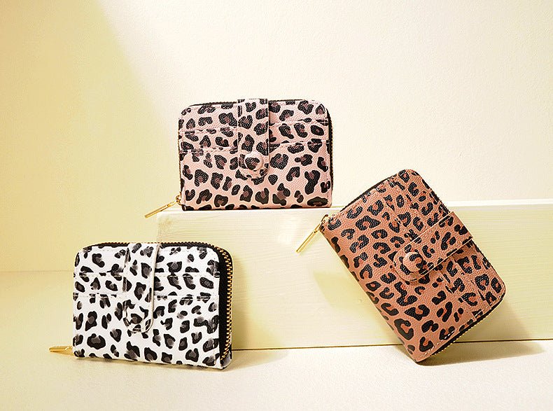Expanding Card Holder Large Capacity Fashion Wallet $16.08 Dana Fashion Color: Brown Women's Bags Product information: Pattern: Leopard print Lining texture: Polyester Color: white, pink, brown Applicable gender: neutral/both men and women Function: Stora
