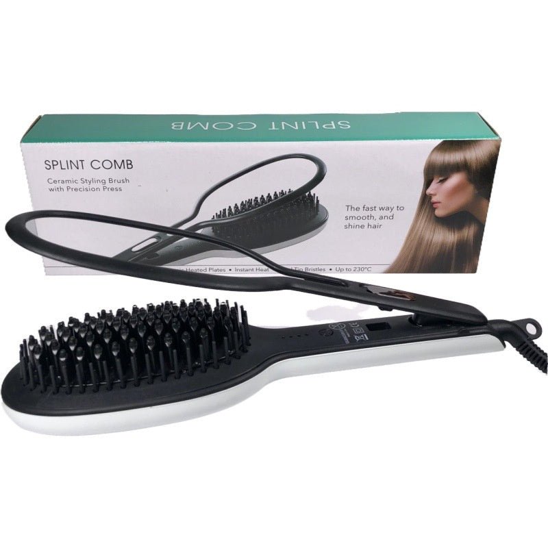 Explosive Style Hairdresser Splint Straight Hair Comb $49.00 Dana Fashion Electrical outlet: EU Beauty Tools Product information: Diameter of the heat conductor: 16MM-20MM Product category: roll and straight dual-use Heat conductor material: tourmaline ce