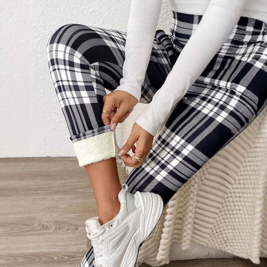 Extra Thick Lambswool Printed Leggings For Women Winter $39.50 Dana Fashion Color: White Size: L Women's clothing Product information: Color: white (with pocket) Elasticity: Micro-elastic Pants length: trousers Waist type: high waist Size: S,M,L,XL,XXL St