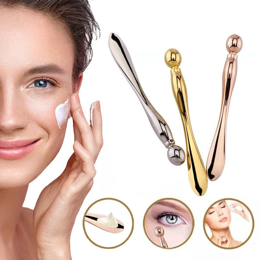 Eye Cream Stick Roller For Face Metal Spatula Puff Applicator Eye Cream Massager Facial Cream Massage Sticks Eye Metal Makeup Spatula Eye Wand 10cm $26.00 Dana Fashion Color: Gold Beauty Tools Note： Our processing time is within 72 hours. Delivery time is
