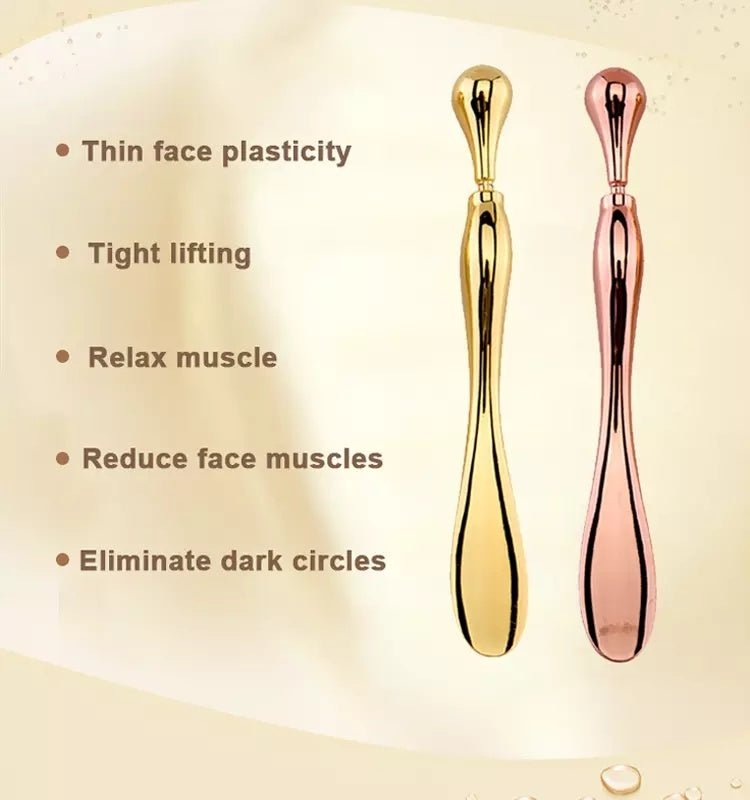Eye Cream Stick Roller For Face Metal Spatula Puff Applicator Eye Cream Massager Facial Cream Massage Sticks Eye Metal Makeup Spatula Eye Wand 10cm $26.00 Dana Fashion Color: Gold Beauty Tools Note： Our processing time is within 72 hours. Delivery time is