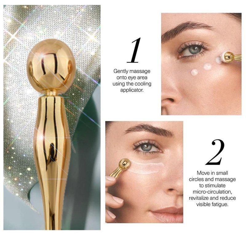 Eye Cream Stick Roller For Face Metal Spatula Puff Applicator Eye Cream Massager Facial Cream Massage Sticks Eye Metal Makeup Spatula Eye Wand 10cm $26.00 Dana Fashion Color: Gold Beauty Tools Note： Our processing time is within 72 hours. Delivery time is