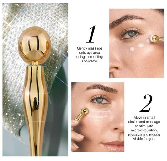 Eye Cream Stick Roller For Face Metal Spatula Puff Applicator Eye Cream Massager Facial Cream Massage Sticks Eye Metal Makeup Spatula Eye Wand 10cm $26.00 Dana Fashion Color: Gold Beauty Tools Note： Our processing time is within 72 hours. Delivery time is