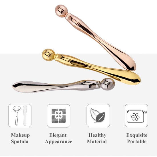Eye Cream Stick Roller For Face Metal Spatula Puff Applicator Eye Cream Massager Facial Cream Massage Sticks Eye Metal Makeup Spatula Eye Wand 10cm $26.00 Dana Fashion Color: Gold Beauty Tools Note： Our processing time is within 72 hours. Delivery time is
