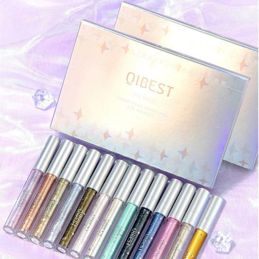 Eye Shadow Liquid Sequins Pearlescent Highlight $35.91 Dana Fashion Color Classification: QE2208A makeup Product information: Color: as shown in the picture Style: QE2208-A ,QE2208-B Category: eye shadow Pattern: solid color Size: 16.1*10.5*1.3cm Packing