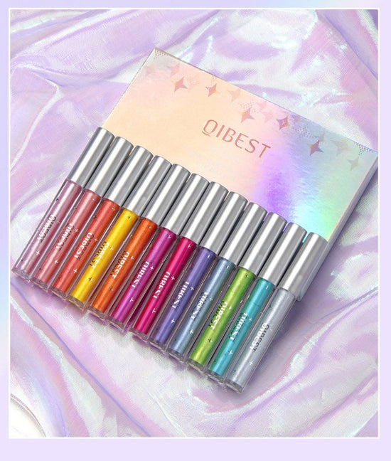 Eye Shadow Liquid Sequins Pearlescent Highlight $35.91 Dana Fashion Color Classification: QE2208A makeup Product information: Color: as shown in the picture Style: QE2208-A ,QE2208-B Category: eye shadow Pattern: solid color Size: 16.1*10.5*1.3cm Packing