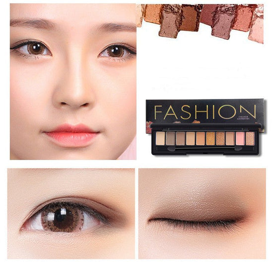 Eye shadow set $11.94 Dana Fashion Style: 0005style makeup Product Name: Charm Colorful Ten Eyeshadow Palette Color system: Ten colors Style: pearl / matt For the crowd: love beauty, show sexy makeup