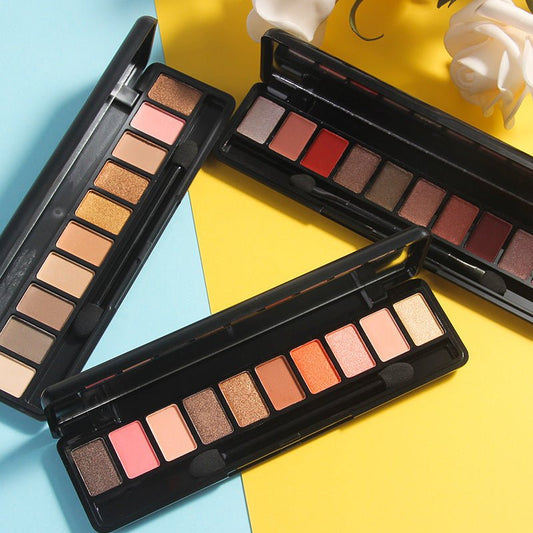 Eye shadow set $11.94 Dana Fashion Style: 0001style makeup Product Name: Charm Colorful Ten Eyeshadow Palette Color system: Ten colors Style: pearl / matt For the crowd: love beauty, show sexy makeup