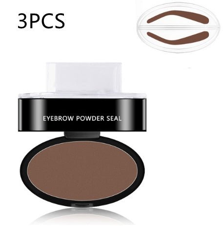 Eyebrow Powder Stamp Tint Stencil Kit Cosmetics Professional Makeup Waterproof Eye Brow Stamp Lift Eyebrow Enhancers Stencil Kit $24.99 Dana Fashion Color: Brown Model: Arch Shape Stamp 3PCS makeup نظرة عامة: 1. طباعة واحدة وفرشاة واحدة مريحة وسريعة لصنع