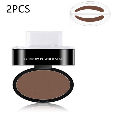 Eyebrow Powder Stamp Tint Stencil Kit Cosmetics Professional Makeup Waterproof Eye Brow Stamp Lift Eyebrow Enhancers Stencil Kit $24.99 Dana Fashion Color: Brown Model: Curved Shape Stamp 2CPS makeup نظرة عامة: 1. طباعة واحدة وفرشاة واحدة مريحة وسريعة لصن