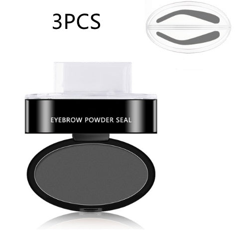 Eyebrow Powder Stamp Tint Stencil Kit Cosmetics Professional Makeup Waterproof Eye Brow Stamp Lift Eyebrow Enhancers Stencil Kit $24.99 Dana Fashion Color: Grey Model: Arch Shape Stamp 3PCS makeup نظرة عامة: 1. طباعة واحدة وفرشاة واحدة مريحة وسريعة لصنع ا