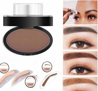 Eyebrow Powder Stamp Tint Stencil Kit Cosmetics Professional Makeup Waterproof Eye Brow Stamp Lift Eyebrow Enhancers Stencil Kit $24.99 Dana Fashion Color: Brown Model: 3style Set makeup نظرة عامة: 1. طباعة واحدة وفرشاة واحدة مريحة وسريعة لصنع المكياج 2.