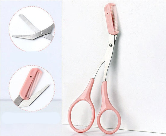 Eyebrow Trimming Knife With Comb Curved Moon Small Beauty Supplies Gadgets $19.00 Dana Fashion Color: Pink style: Cutting comb Beauty Tools Overview: ✅ One Step Eyebrow Trimming! Second Step Removing Long Eyebrow! ✅ The design of handle makes it simple an