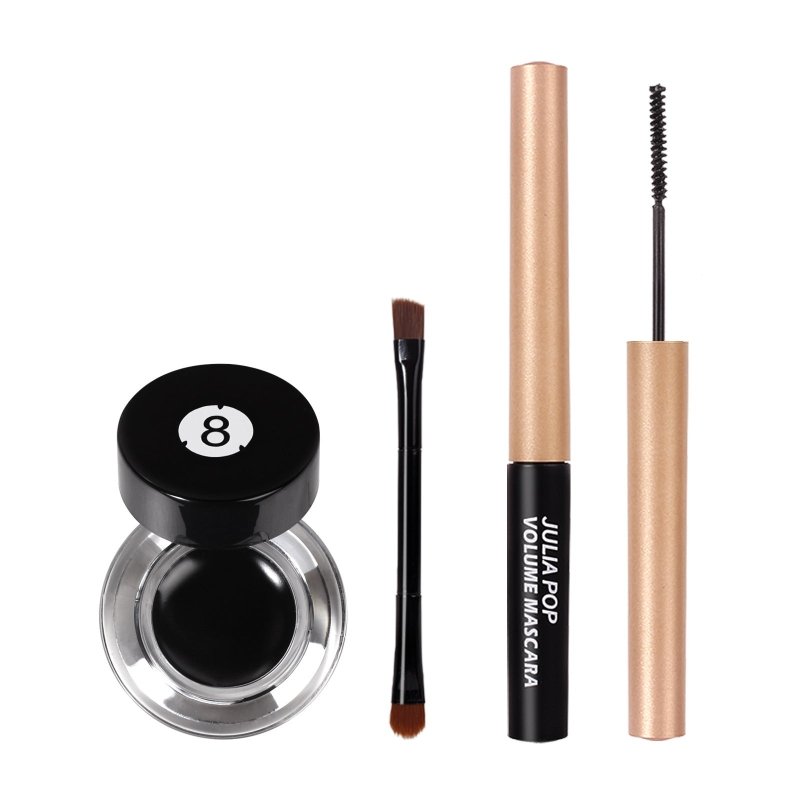 Eyeliner Makeup Set Is Smudge-free And Waterproof $21.56 Dana Fashion Color: Black makeup Product information: Specifications: Normal specifications Special use cosmetics: No Product Category: Mascara eyeliner set Style: animal, punk, cartoon,CHIC, plant,