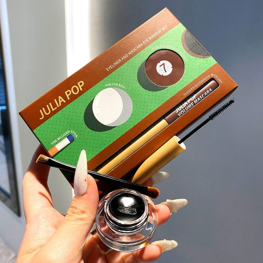 Eyeliner Makeup Set Is Smudge-free And Waterproof $21.56 Dana Fashion Color: Black makeup Product information: Specifications: Normal specifications Special use cosmetics: No Product Category: Mascara eyeliner set Style: animal, punk, cartoon,CHIC, plant,