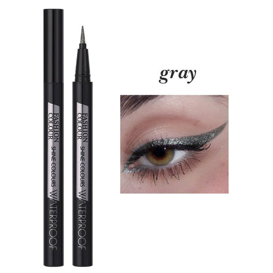 Eyeliner Pearl Color Pearl Waterproof Brightening $14.93 Dana Fashion Color Classification: Gray makeup Product information: Color: white, pink, wine red, gold, purple, brown, blue, black, orange, pink purple Category: eyeliner Shelf life: 3 years Size: 1