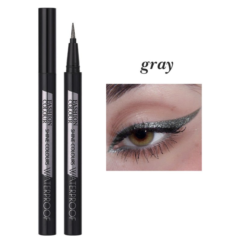 Eyeliner Pearl Color Pearl Waterproof Brightening $14.93 Dana Fashion Color Classification: Gray makeup Product information: Color: white, pink, wine red, gold, purple, brown, blue, black, orange, pink purple Category: eyeliner Shelf life: 3 years Size: 1