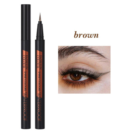Eyeliner Pearl Color Pearl Waterproof Brightening $14.93 Dana Fashion Color Classification: Brown makeup Product information: Color: white, pink, wine red, gold, purple, brown, blue, black, orange, pink purple Category: eyeliner Shelf life: 3 years Size: