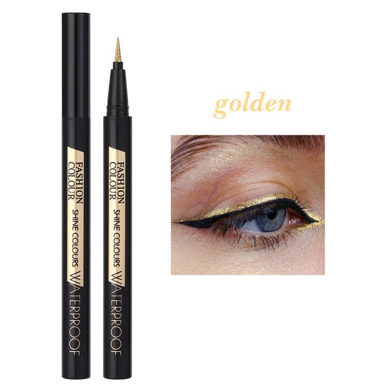 Eyeliner Pearl Color Pearl Waterproof Brightening $14.93 Dana Fashion Color Classification: Gold makeup Product information: Color: white, pink, wine red, gold, purple, brown, blue, black, orange, pink purple Category: eyeliner Shelf life: 3 years Size: 1