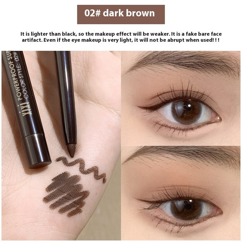 Eyeliner Waterproof And Sweat-proof, Not Easy To Makeup $12.63 Dana Fashion Net Content: 0.3g Color Classification: 2 Dark Brown makeup Product information: Applicable population: general population Specification: Standard specifications Applicable skin t