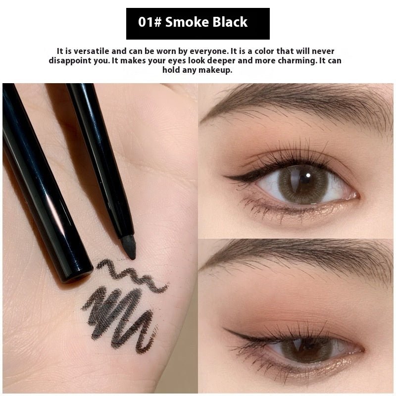 Eyeliner Waterproof And Sweat-proof, Not Easy To Makeup $12.63 Dana Fashion Net Content: 0.3g Color Classification: 1 Smoke Black makeup Product information: Applicable population: general population Specification: Standard specifications Applicable skin