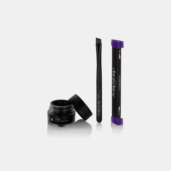 Eyeliner Wing Stamp $18.33 Dana Fashion Size: L makeup Wing woes are a thing of the past with this innovative stamp tool from The Vamp Stamp. Specially designed to give you the perfect vampy winged liner with no muss + no fuss. To use, dip Vamp Stamp into