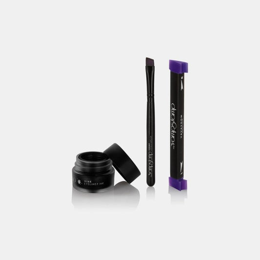 Eyeliner Wing Stamp $18.33 Dana Fashion Size: L makeup Wing woes are a thing of the past with this innovative stamp tool from The Vamp Stamp. Specially designed to give you the perfect vampy winged liner with no muss + no fuss. To use, dip Vamp Stamp into